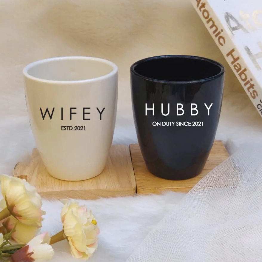 Unbreakable Mug with Customisable Name - Set of 2 Rose Gold –  StallionBarware