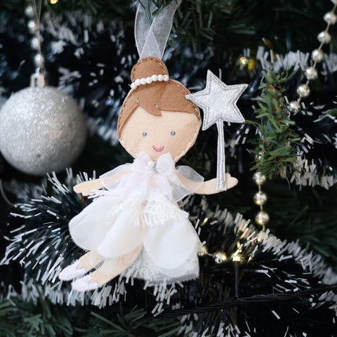 Perfect Christmas Tree Hangings Online - Fairy Felt Ornament