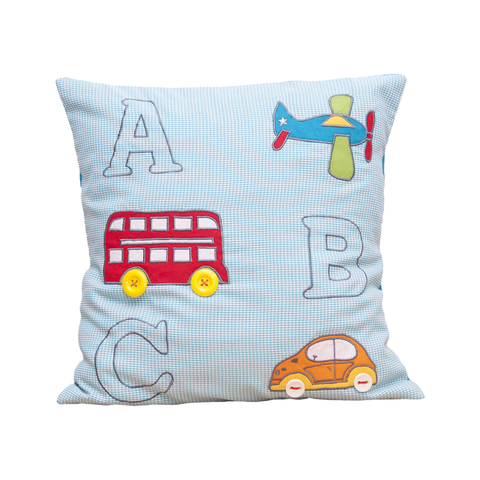 ABC Car Rocket Cushion Cover