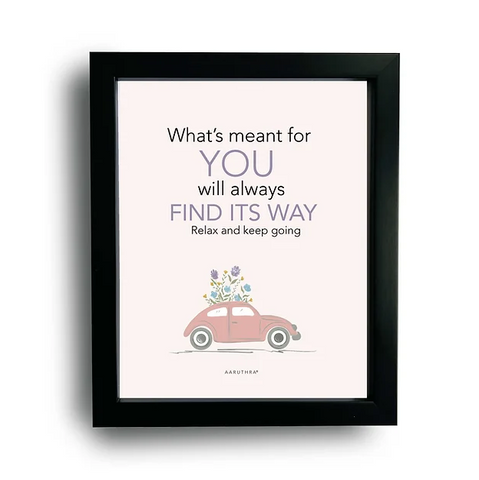 What's Meant For You Desk / Wall Frame