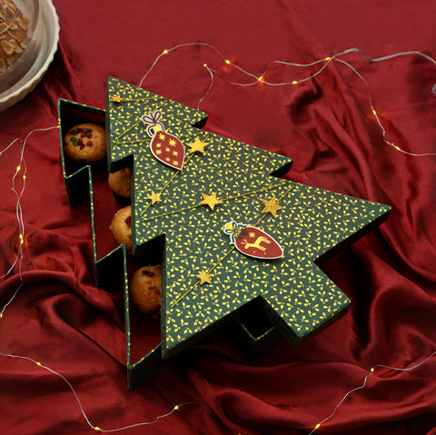 Christmas Tree Shaped Box 