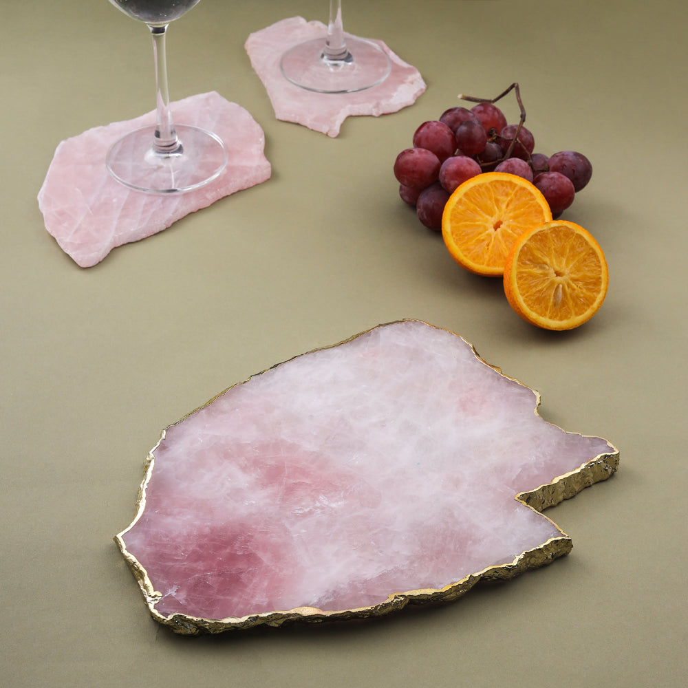 Rose Quartz Platter