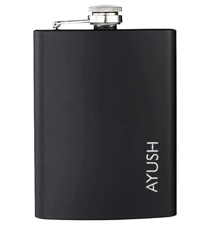 Personalized Engraved Stainless Steel Hip Flask