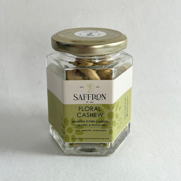 Floral Cashew Jar