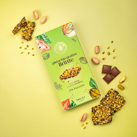 Pistachio Praline Brittle