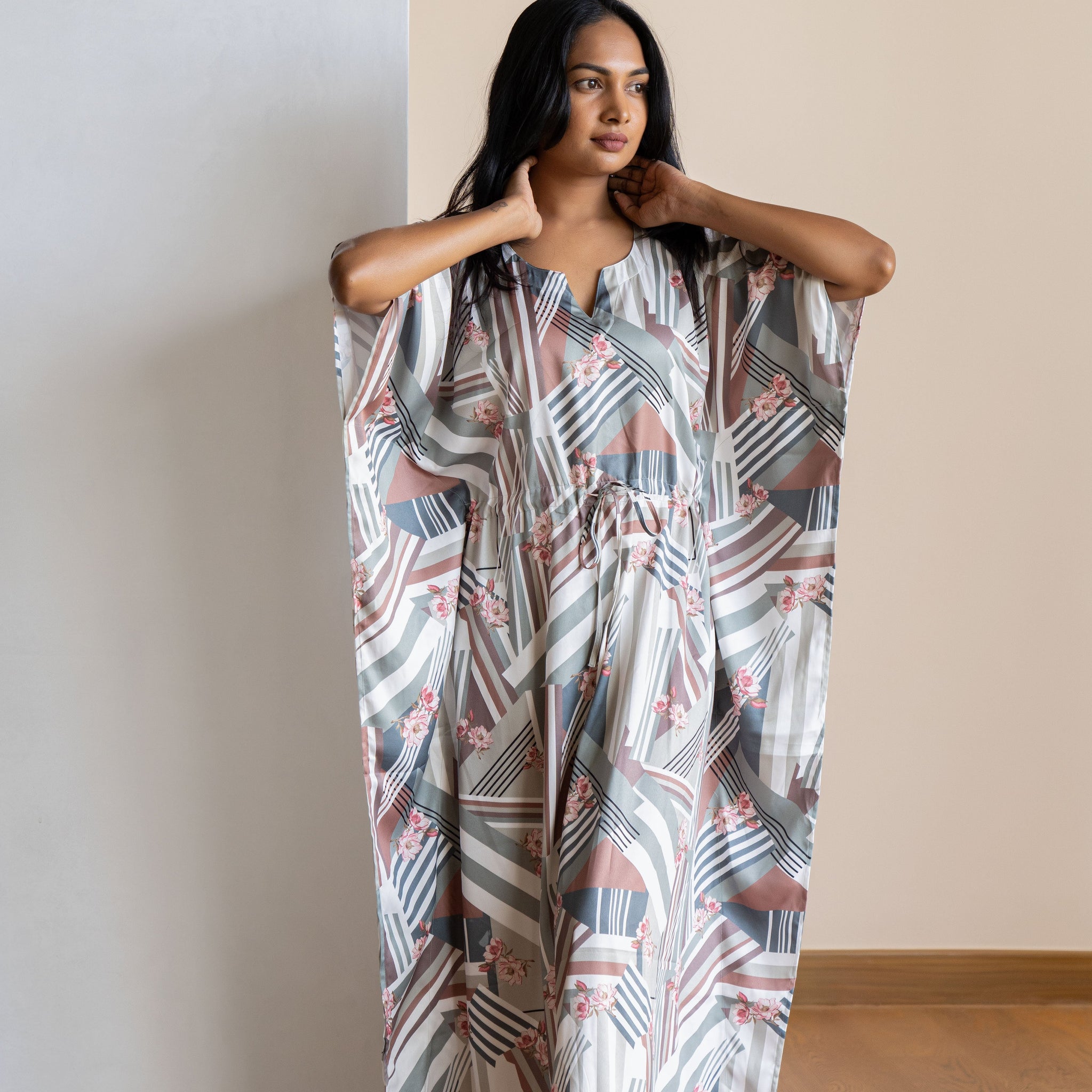 Alluring Raya Iceberg Kaftan