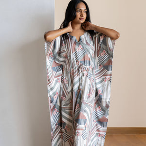 Alluring Raya Iceberg Kaftan