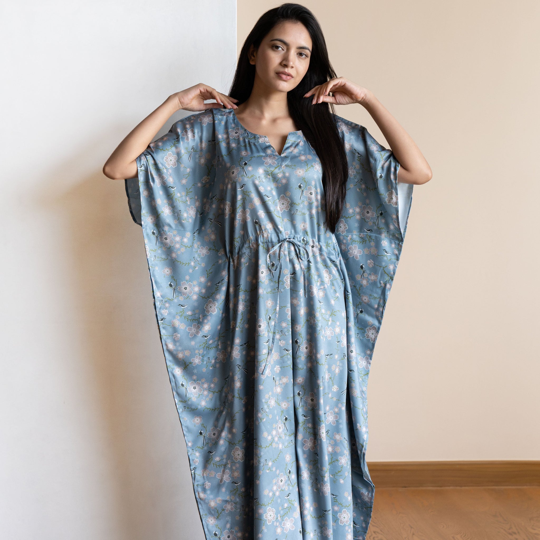 Sakura Sky Kaftan