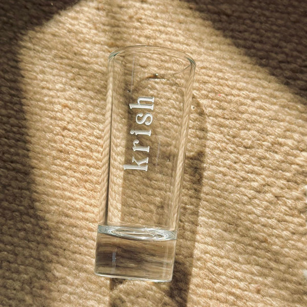 Engraved Artisan Shot Glasses