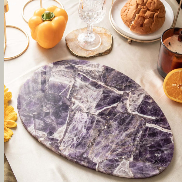 African Amethyst Platter