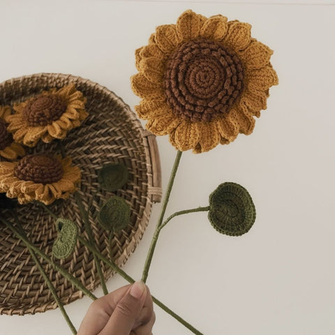 Crochet Sunflower: Single