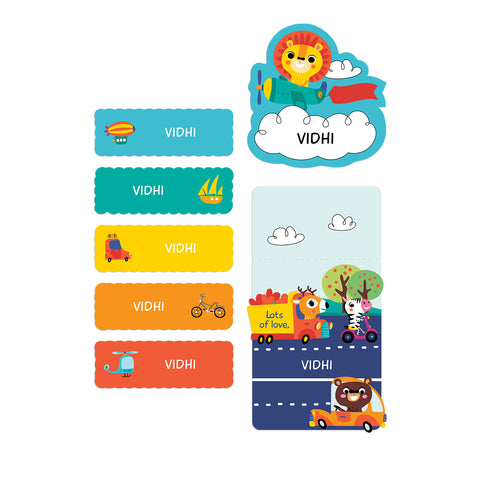 Personalised Name Stickers & Labels for Kids